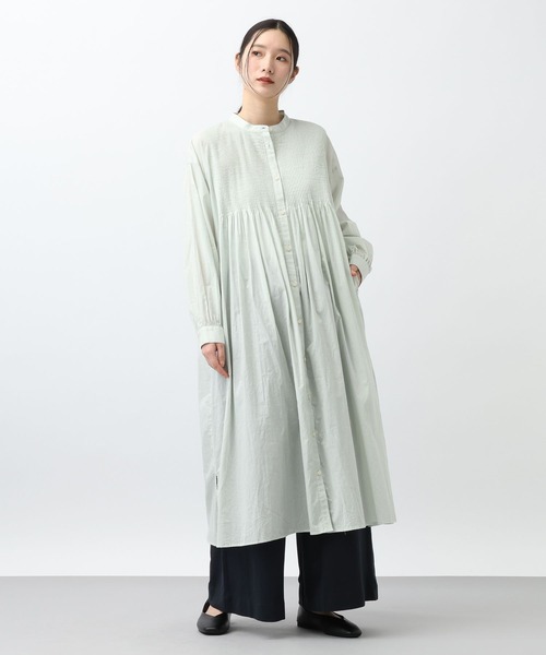 studio CLIP（スタディオクリップ）の「《natural by clip》Cメニーピンタックワンピース（ワンピース・レディース・ライトグリーン/ライトグレー/ネイビー・FREE）」の21枚目の写真