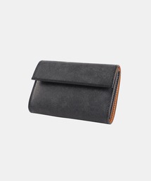 セール】栃木レザー トラッカーウォレット Wフラップショート（財布