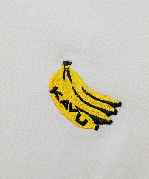 KAVU(カブー)の「KAVU/カブー OP Banana Tee/ワンポイント バナナ Tシャツ(Tシャツ/カットソー・メンズ・ホワイト/ネイビー/グレー・X-LARGE/LARGE/MEDIUM)」の6枚目の写真