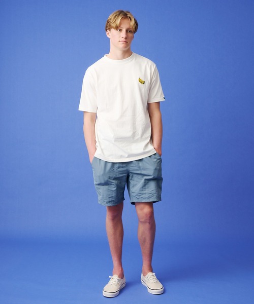 KAVU(カブー)の「KAVU/カブー OP Banana Tee/ワンポイント バナナ Tシャツ(Tシャツ/カットソー・メンズ・ホワイト/ネイビー/グレー・X-LARGE/LARGE/MEDIUM)」の8枚目の写真