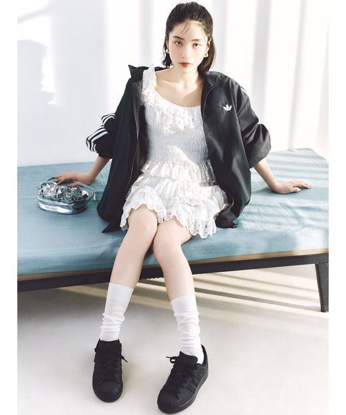 adidas（アディダス）の「【adidas Originals】SUPERSTAR ⅡW SNIDEL（スニーカー・レディース・ブラック・24.5/24/23.5/23/22.5）」の7枚目の写真