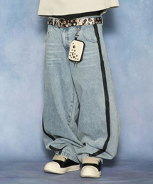 GLACK（グラック）の「GP180 ユニコーンラインデニムパンツ (インディゴ)（デニムパンツ）」