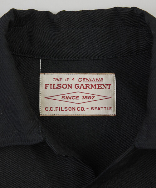 FILSON（フィルソン）の「FILSON/フィルソン 【Japan Exclusive】Mackinaw Model A : The Minimalist Produced by 金子恵治（ブルゾン・メンズ・グレー/ブラック・LARGE/MEDIUM/X-LARGE）」の4枚目の写真