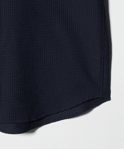 A DAY IN THE LIFE UNITED ARROWS(アデイインザライフユナイテッドアローズ)の「サッカー リラックス レギュラーカラーシャツ-吸水速乾-<A DAY IN THE LIFE>(シャツ/ブラウス・メンズ・ブラック/ホワイト/ネイビー・M/L)」の11枚目の写真