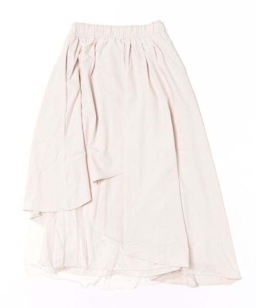 Paradise Picnic（パラダイスピクニック）の「チュールレイヤー―ドスカート（スカート・レディース・ブラック/ブルー/アイボリー・FREE）」の2枚目の写真