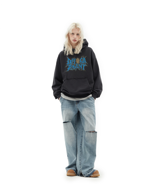 DEFGARMENTS（デフグラメンツ）の「WASHED BUCKLE DENIM PANTS [INDIGO]（デニムパンツ・レディース・その他・SMALL/MEDIUM/LARGE）」の5枚目の写真