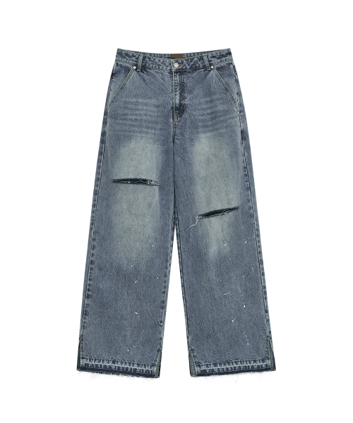 DEFGARMENTS（デフグラメンツ）の「WASHED BUCKLE DENIM PANTS [INDIGO]（デニムパンツ・レディース・その他・SMALL/MEDIUM/LARGE）」の4枚目の写真