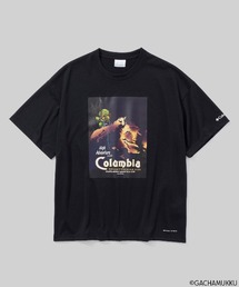 Columbia（コロンビア）の「限定展開 ガチャピン・ムック Columbia/ リーディコーブ ガチャムク グラフィック ショートスリーブ Tシャツ /コロンビア（Tシャツ/カットソー）」