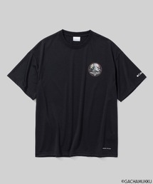 Columbia（コロンビア）の「限定展開 ガチャピン・ムック Columbia  リーディコーブ ガチャムク グラフィック ショートスリーブ Tシャツ  コロンビア（Tシャツ/カットソー）」