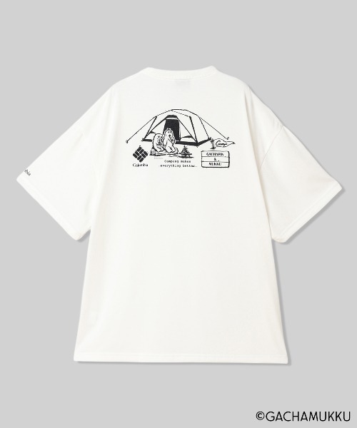 Columbia（コロンビア）の「限定展開 ガチャピン・ムック Columbia/ リーディコーブ ガチャムク グラフィック ショートスリーブ Tシャツ /コロンビア（Tシャツ/カットソー・メンズ・ブラック系その他4/ホワイト系その他2/ブラック系その他3/ブラック系その他/ホワイト系その他4/ホワイト系その他3/ホワイト系その他/ホワイト/ブラック系その他2/ブラック・M/S/XL/L）」の3枚目の写真