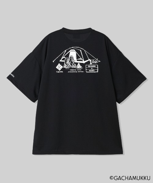 Columbia（コロンビア）の「限定展開 ガチャピン・ムック Columbia/ リーディコーブ ガチャムク グラフィック ショートスリーブ Tシャツ /コロンビア（Tシャツ/カットソー・メンズ・ブラック系その他4/ホワイト系その他2/ブラック系その他3/ブラック系その他/ホワイト系その他4/ホワイト系その他3/ホワイト系その他/ホワイト/ブラック系その他2/ブラック・M/S/XL/L）」の7枚目の写真