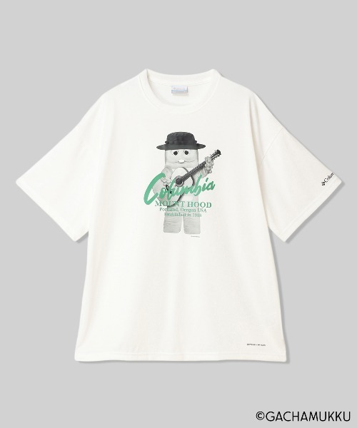 Columbia（コロンビア）の「限定展開 ガチャピン・ムック Columbia/ リーディコーブ ガチャムク グラフィック ショートスリーブ Tシャツ /コロンビア（Tシャツ/カットソー・メンズ・ブラック系その他4/ホワイト系その他2/ブラック系その他3/ブラック系その他/ホワイト系その他4/ホワイト系その他3/ホワイト系その他/ホワイト/ブラック系その他2/ブラック・M/S/XL/L）」の4枚目の写真