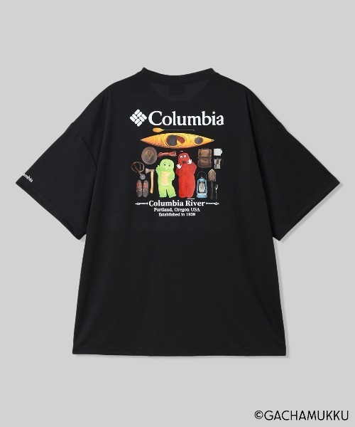 Columbia（コロンビア）の「限定展開 ガチャピン・ムック Columbia/ リーディコーブ ガチャムク グラフィック ショートスリーブ Tシャツ /コロンビア（Tシャツ/カットソー・メンズ・ブラック系その他4/ホワイト系その他2/ブラック系その他3/ブラック系その他/ホワイト系その他4/ホワイト系その他3/ホワイト系その他/ホワイト/ブラック系その他2/ブラック・M/S/XL/L）」の9枚目の写真