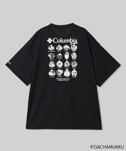 Columbia（コロンビア）の「限定展開 ガチャピン・ムック Columbia/ リーディコーブ ガチャムク グラフィック ショートスリーブ Tシャツ /コロンビア（Tシャツ/カットソー・メンズ・ブラック系その他4/ホワイト系その他2/ブラック系その他3/ブラック系その他/ホワイト系その他4/ホワイト系その他3/ホワイト系その他/ホワイト/ブラック系その他2/ブラック・M/S/XL/L）」の10枚目の写真