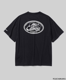 Columbia（コロンビア）の「限定展開 ガチャピン・ムック Columbia  リーディコーブガチャムクグラフィックショートスリーブTシャツ  コロンビア（Tシャツ/カットソー）」