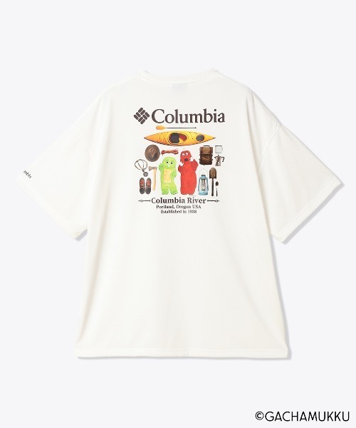 Columbia（コロンビア）の「限定展開 ガチャピン・ムック Columbia/ リーディコーブ ガチャムク グラフィック ショートスリーブ Tシャツ /コロンビア（Tシャツ/カットソー・メンズ・ブラック系その他4/ホワイト系その他2/ブラック系その他3/ブラック系その他/ホワイト系その他4/ホワイト系その他3/ホワイト系その他/ホワイト/ブラック系その他2/ブラック・M/S/XL/L）」の11枚目の写真