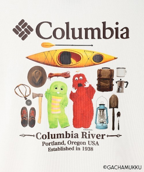 Columbia（コロンビア）の「限定展開 ガチャピン・ムック Columbia/ リーディコーブ ガチャムク グラフィック ショートスリーブ Tシャツ /コロンビア（Tシャツ/カットソー・メンズ・ブラック系その他4/ホワイト系その他2/ブラック系その他3/ブラック系その他/ホワイト系その他4/ホワイト系その他3/ホワイト系その他/ホワイト/ブラック系その他2/ブラック・M/S/XL/L）」の14枚目の写真