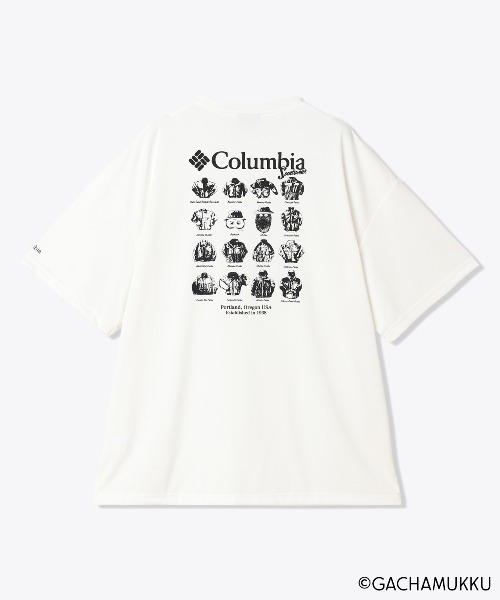 Columbia（コロンビア）の「限定展開 ガチャピン・ムック Columbia/ リーディコーブ ガチャムク グラフィック ショートスリーブ Tシャツ /コロンビア（Tシャツ/カットソー・メンズ・ブラック系その他4/ホワイト系その他2/ブラック系その他3/ブラック系その他/ホワイト系その他4/ホワイト系その他3/ホワイト系その他/ホワイト/ブラック系その他2/ブラック・M/S/XL/L）」の15枚目の写真