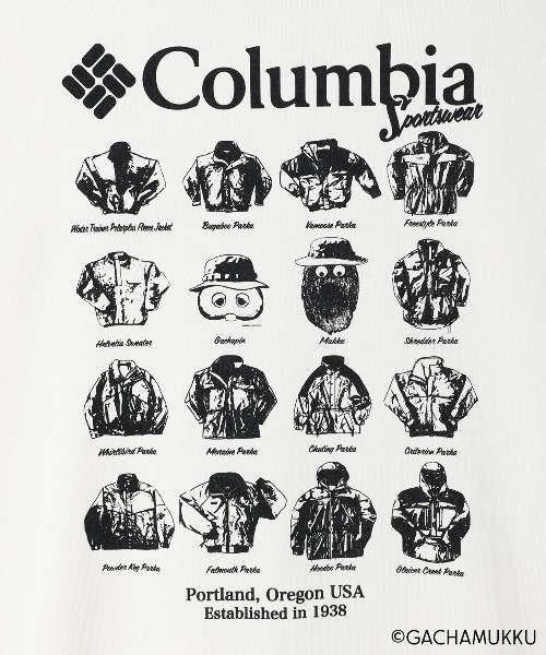 Columbia（コロンビア）の「限定展開 ガチャピン・ムック Columbia/ リーディコーブ ガチャムク グラフィック ショートスリーブ Tシャツ /コロンビア（Tシャツ/カットソー・メンズ・ブラック系その他4/ホワイト系その他2/ブラック系その他3/ブラック系その他/ホワイト系その他4/ホワイト系その他3/ホワイト系その他/ホワイト/ブラック系その他2/ブラック・M/S/XL/L）」の18枚目の写真