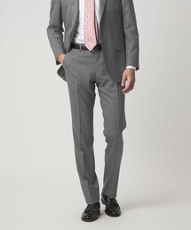 green label relaxing | GUABELLO ピンヘッド スリム ノープリーツ スーツパンツ セットアップパンツ(スーツパンツ)