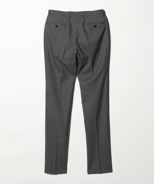 green label relaxing（グリーンレーベルリラクシング）の「GUABELLO ピンヘッド スリム ノープリーツ スーツパンツ セットアップパンツ（スーツパンツ・メンズ・グレー系/ネイビー・80/92/88/84/76/72）」の15枚目の写真
