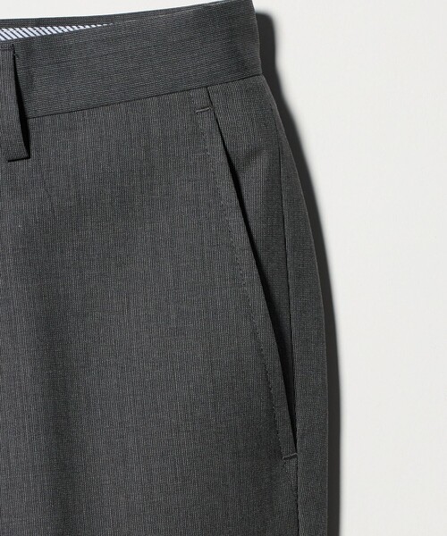 green label relaxing（グリーンレーベルリラクシング）の「GUABELLO ピンヘッド スリム ノープリーツ スーツパンツ セットアップパンツ（スーツパンツ・メンズ・グレー系/ネイビー・80/92/88/84/76/72）」の17枚目の写真