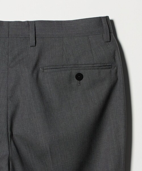green label relaxing（グリーンレーベルリラクシング）の「GUABELLO ピンヘッド スリム ノープリーツ スーツパンツ セットアップパンツ（スーツパンツ・メンズ・グレー系/ネイビー・80/92/88/84/76/72）」の18枚目の写真
