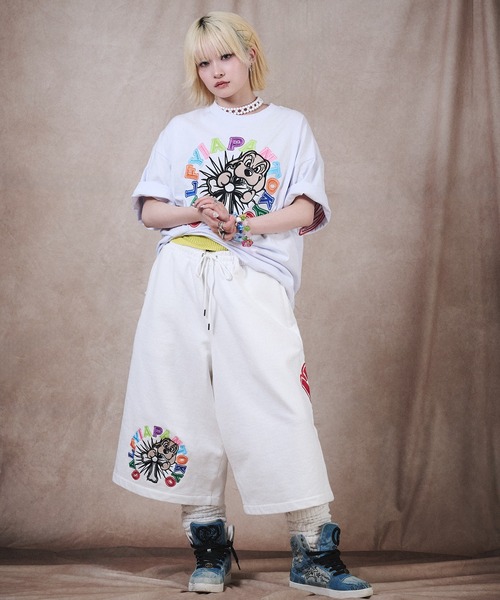 GALFY(ガルフィー)の「GALFY-おしゃぶりワンワンカラフルロゴTee(Tシャツ/カットソー・メンズ・ブラック/ホワイト・L/XL)」の10枚目の写真