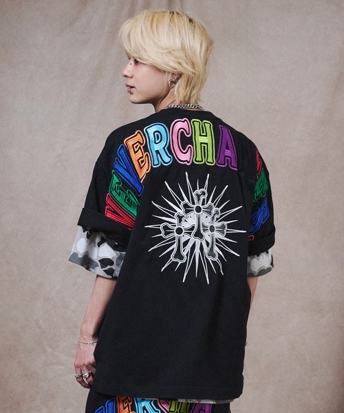 GALFY(ガルフィー)の「GALFY-おしゃぶりワンワンカラフルロゴTee(Tシャツ/カットソー・メンズ・ブラック/ホワイト・L/XL)」の16枚目の写真
