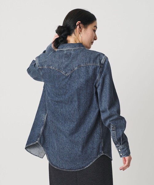 Levi's(リーバイス)の「<Levi's>スタンダードウエスタン シャツ(シャツ/ブラウス・レディース・コバルトブルー・S)」の3枚目の写真