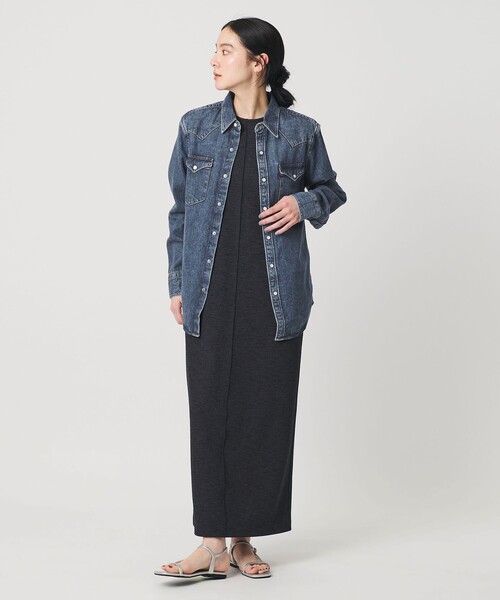 Levi's(リーバイス)の「<Levi's>スタンダードウエスタン シャツ(シャツ/ブラウス・レディース・コバルトブルー・S)」の4枚目の写真