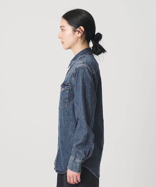 Levi's(リーバイス)の「<Levi's>スタンダードウエスタン シャツ(シャツ/ブラウス・レディース・コバルトブルー・S)」の6枚目の写真