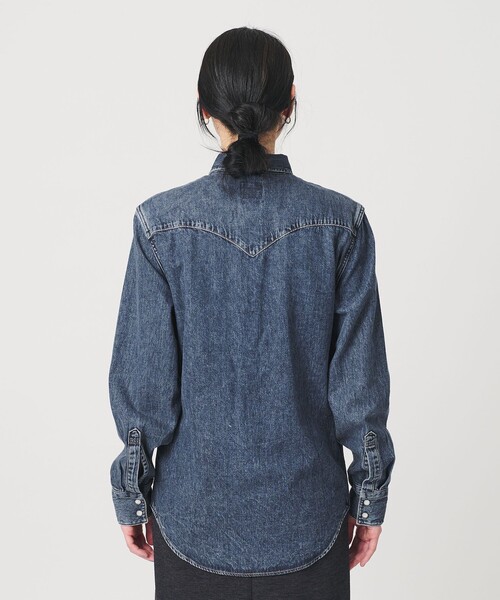 Levi's(リーバイス)の「<Levi's>スタンダードウエスタン シャツ(シャツ/ブラウス・レディース・コバルトブルー・S)」の7枚目の写真