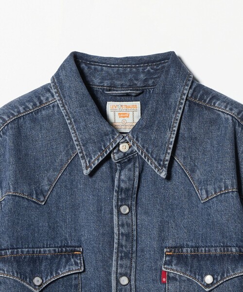 Levi's(リーバイス)の「<Levi's>スタンダードウエスタン シャツ(シャツ/ブラウス・レディース・コバルトブルー・S)」の10枚目の写真