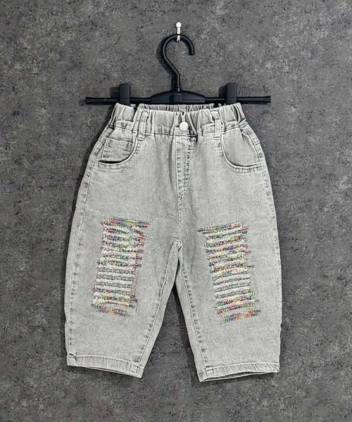 Universal Style Wear（ユニバーサルスタイルウェア）の「ダメージデニムハーフパンツ（その他パンツ・キッズ・ブルー/グレー・110cm/120cm/130cm/140cm/150cm/160cm）」の9枚目の写真
