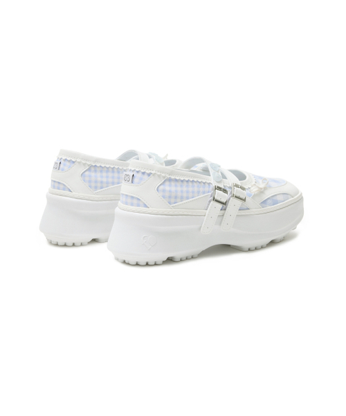 TUOMIO（トゥオミオ）の「MEMENTO PATCHWORK PLATFORM MARYJANE [WHITE]（バレエシューズ・レディース・その他・23cm/24cm/25cm）」の4枚目の写真