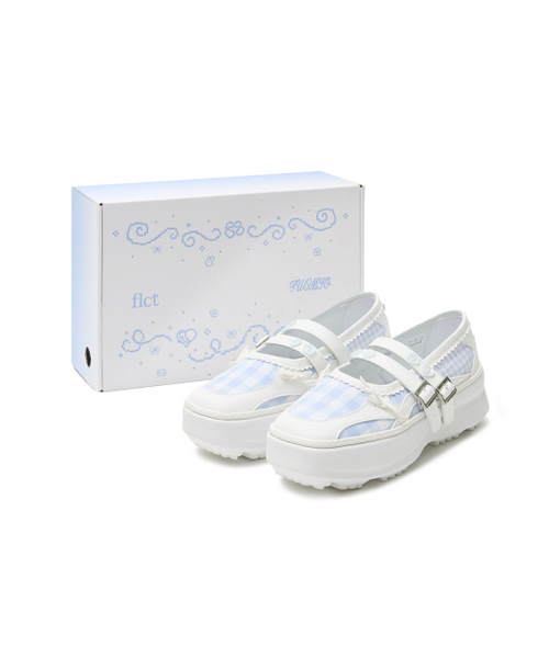TUOMIO（トゥオミオ）の「MEMENTO PATCHWORK PLATFORM MARYJANE [WHITE]（バレエシューズ・レディース・その他・23cm/24cm/25cm）」の9枚目の写真