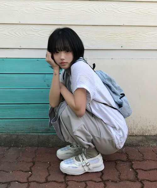 TUOMIO（トゥオミオ）の「MEMENTO PATCHWORK PLATFORM MARYJANE [WHITE]（バレエシューズ・レディース・その他・23cm/24cm/25cm）」の14枚目の写真
