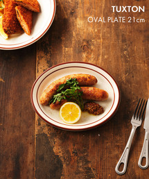 ACME FURNITURE（アクメファニチャー）の「【TUXTON/タクストン】 OVAL PLATE 21cm BR（食器）」