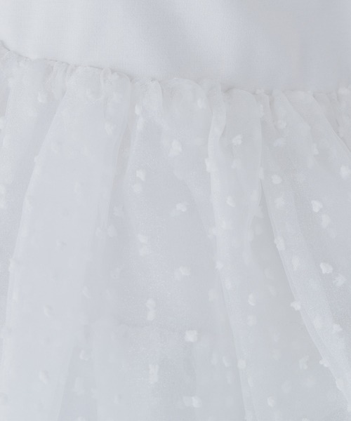 NATURAL BEAUTY BASIC(ナチュラルビューティーベーシック)の「チュールティアードカットソー(Tシャツ/カットソー・レディース・ベージュ/ブラック/オフホワイト・FREE)」の17枚目の写真