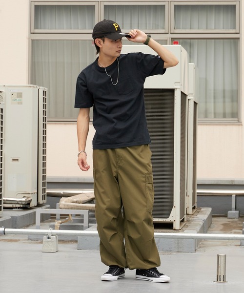 Champion(チャンピオン)の「Champion/チャンピオン ロゴワッペン クルーネック 半袖ポケットTシャツ 秋 秋服 2026年秋冬(Tシャツ/カットソー・メンズ・ホワイト/ブラック/グレー/ネイビー・M/L/XL)」の17枚目の写真