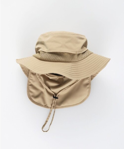 BRANSHES（ブランシェス）の「【水陸両用/撥水加工】保冷剤ポケット付アウトドアハット（ハット・キッズ・ピンク/グリーン/ベージュ/ラベンダー・56cm/54cm/52cm/50cm）」の7枚目の写真