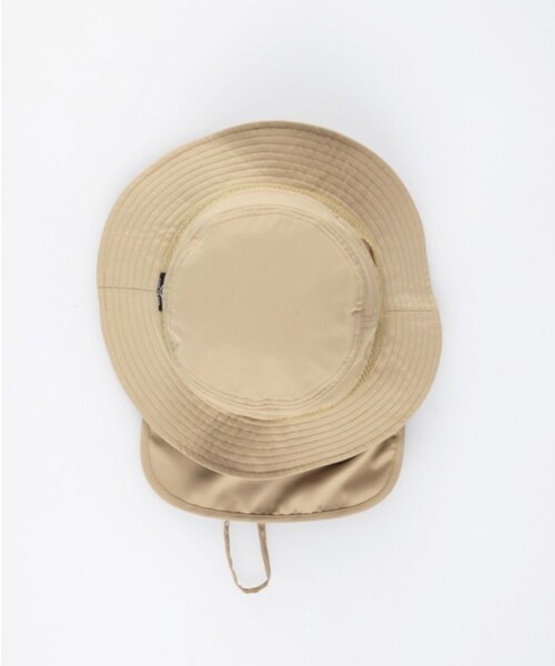 BRANSHES（ブランシェス）の「【水陸両用/撥水加工】保冷剤ポケット付アウトドアハット（ハット・キッズ・ピンク/グリーン/ベージュ/ラベンダー・56cm/54cm/52cm/50cm）」の8枚目の写真