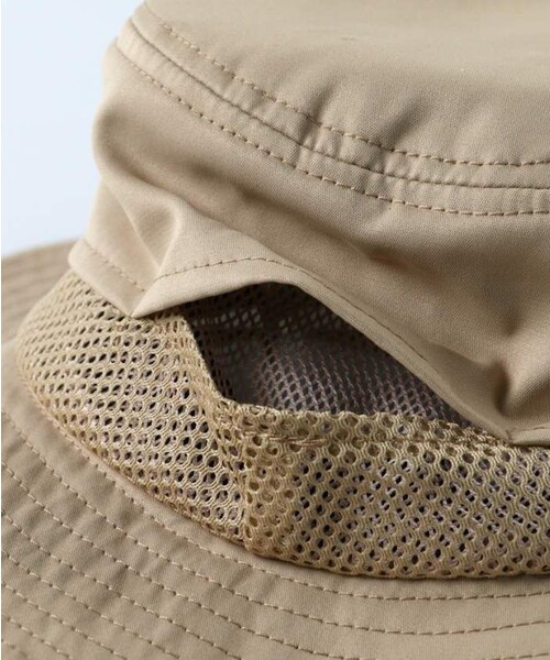 BRANSHES（ブランシェス）の「【水陸両用/撥水加工】保冷剤ポケット付アウトドアハット（ハット・キッズ・ピンク/グリーン/ベージュ/ラベンダー・56cm/54cm/52cm/50cm）」の11枚目の写真