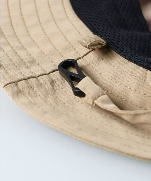 BRANSHES（ブランシェス）の「【水陸両用/撥水加工】保冷剤ポケット付アウトドアハット（ハット・キッズ・ピンク/グリーン/ベージュ/ラベンダー・56cm/54cm/52cm/50cm）」の12枚目の写真