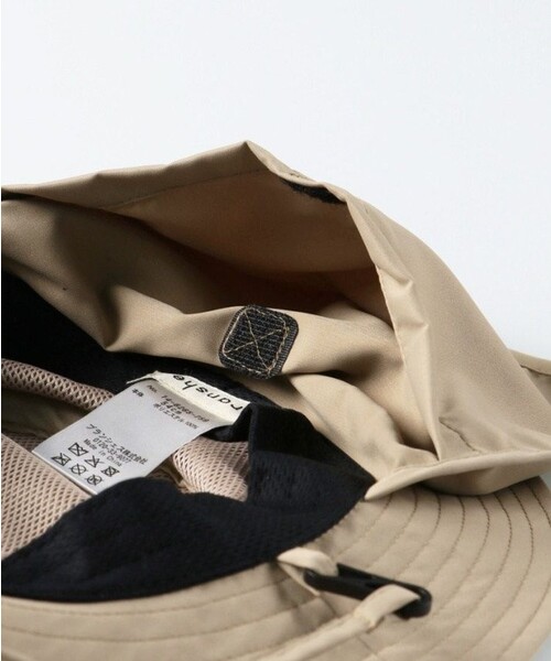 BRANSHES（ブランシェス）の「【水陸両用/撥水加工】保冷剤ポケット付アウトドアハット（ハット・キッズ・ピンク/グリーン/ベージュ/ラベンダー・56cm/54cm/52cm/50cm）」の13枚目の写真