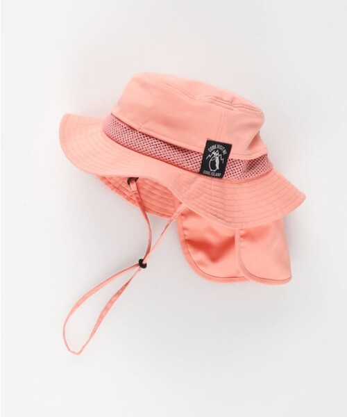 BRANSHES（ブランシェス）の「【水陸両用/撥水加工】保冷剤ポケット付アウトドアハット（ハット・キッズ・ピンク/グリーン/ベージュ/ラベンダー・56cm/54cm/52cm/50cm）」の16枚目の写真