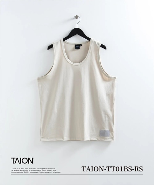 TAION(タイオン)の「【TAION(タイオン)】〈ユニセックス〉ファンクションT UV 接触冷感 抗菌 速乾 ストレッチ タンクトップ(タンクトップ・メンズ・ホワイト/ライトグレー/ブラック/カーキ/チャコール/ダークネイビー・S/M/L/2XL/XL/XS)」の13枚目の写真