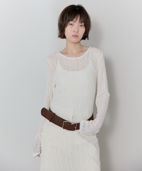 leimn（レイムン）の「レースバックオープンワンピ（ワンピース・レディース・ブラック/アイボリー・FREE）」の3枚目の写真