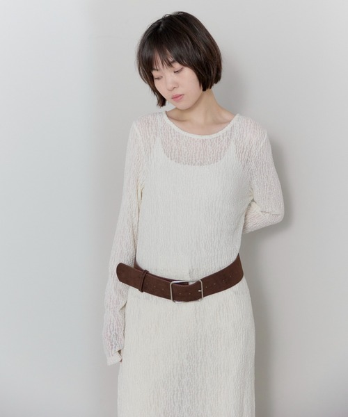 leimn（レイムン）の「レースバックオープンワンピ（ワンピース・レディース・ブラック/アイボリー・FREE）」の4枚目の写真